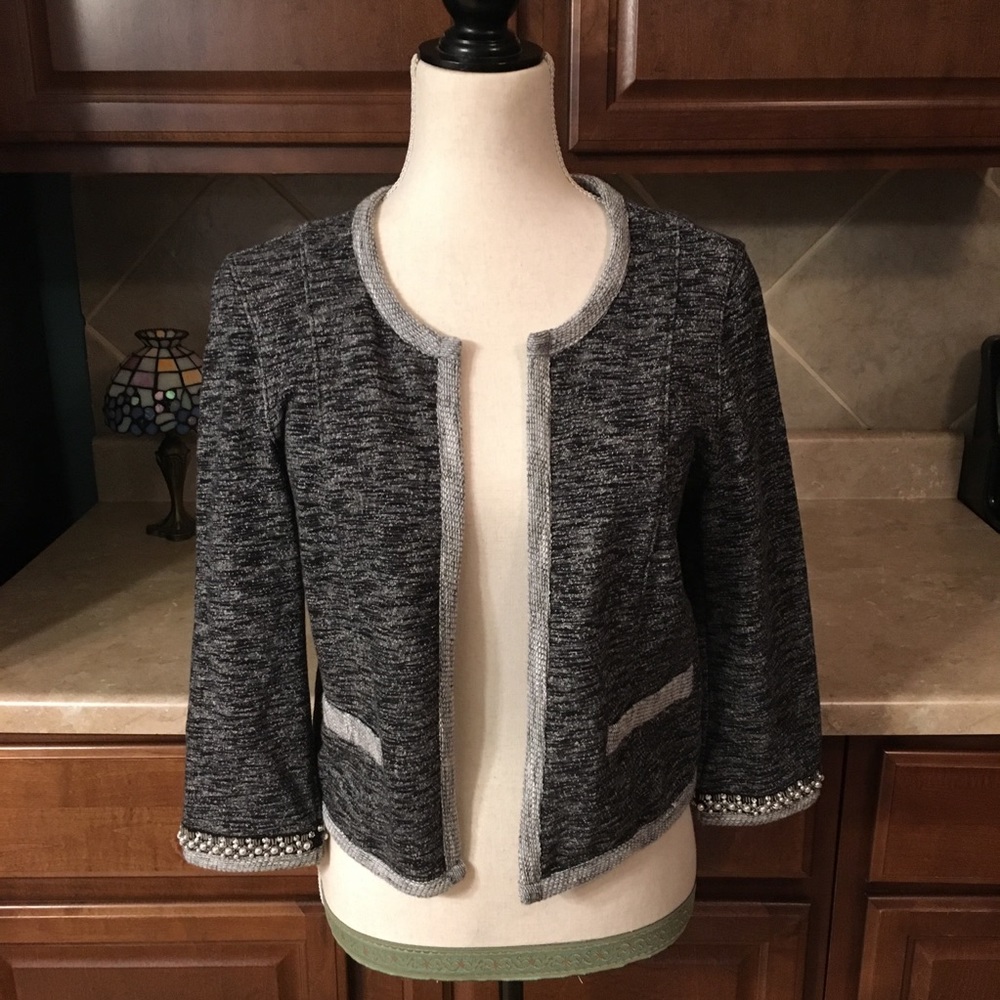 Express Open Sweater Size Small Petite 3/4 Sleeve